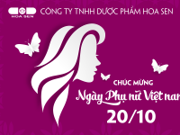 Ban Lãnh đạo Dược phẩm Hoa Sen tặng hoa và chúc mừng Ngày Phụ nữ Việt Nam 20 - 10